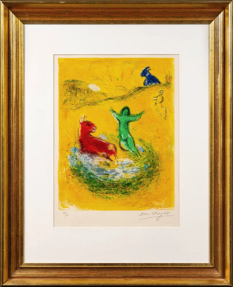 リトグラフ Chagall - Le piège à loups (The Wolf Trap)