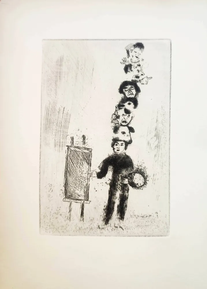 エッチング Chagall - Le Sept Péchés Capitaux