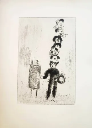 エッチング Chagall - Le Sept Péchés Capitaux