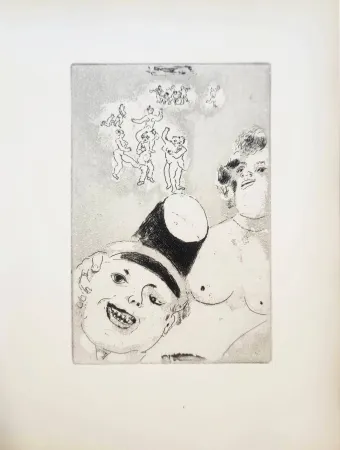 エッチング Chagall - Le Sept Péchés Capitaux