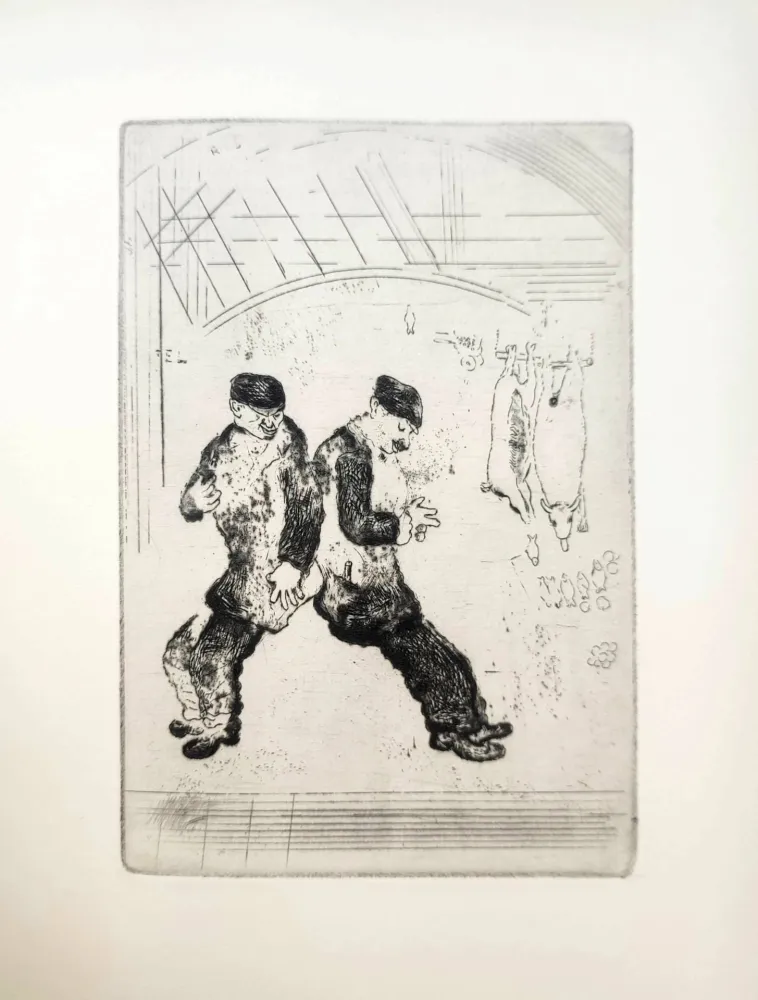 エッチング Chagall - Le Sept Péchés Capitaux