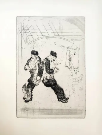 エッチング Chagall - Le Sept Péchés Capitaux