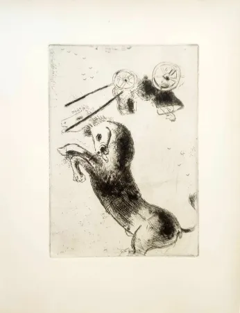 エッチング Chagall - Le Sept Péchés Capitaux