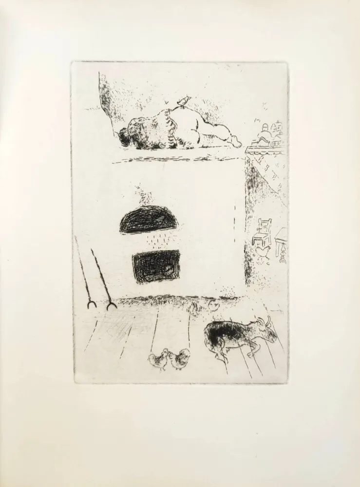 エッチング Chagall - Le Sept Péchés Capitaux