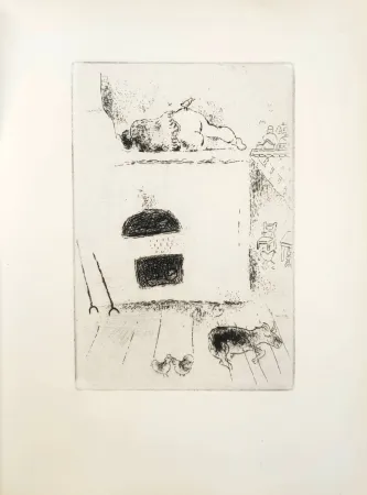 エッチング Chagall - Le Sept Péchés Capitaux