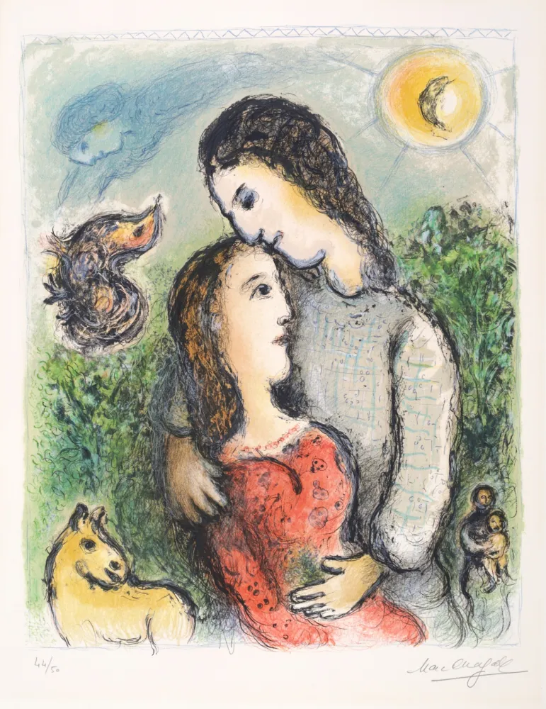 リトグラフ Chagall - Les Adolescents