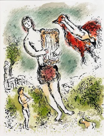 リトグラフ Chagall - L'Odyssée, Planche XXXIV