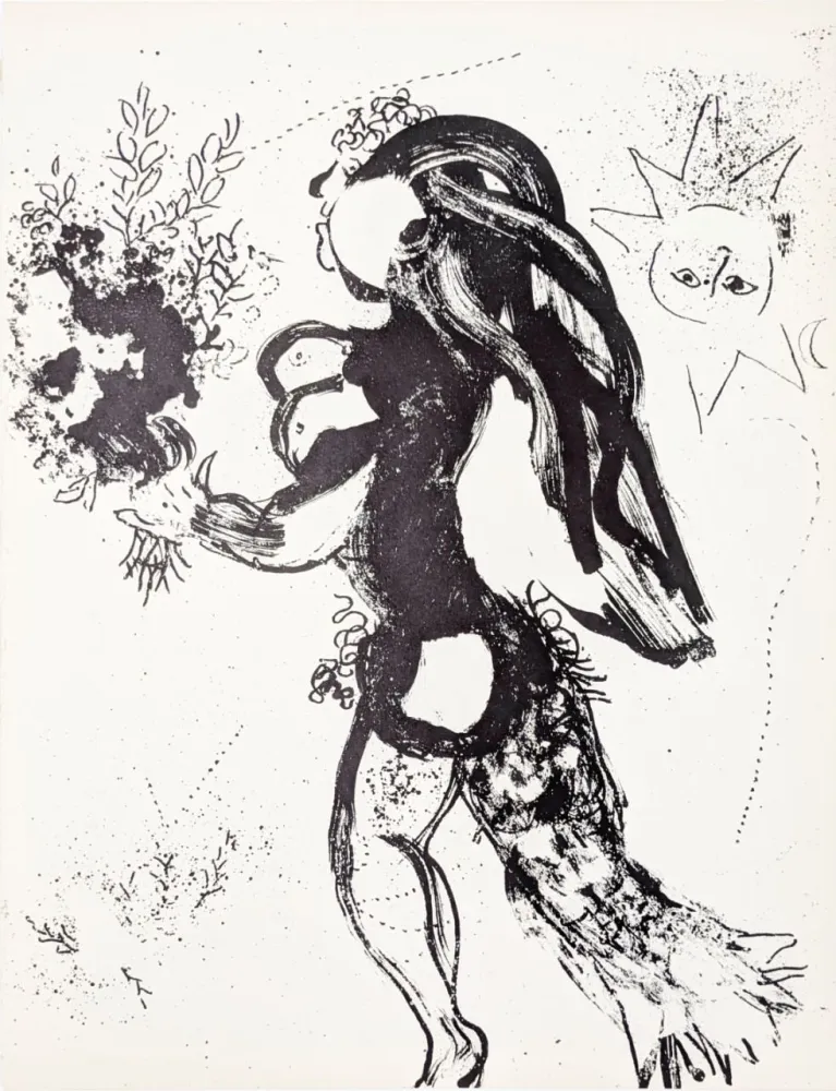 リトグラフ Chagall - L'offrande