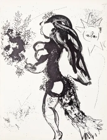 リトグラフ Chagall - L'offrande