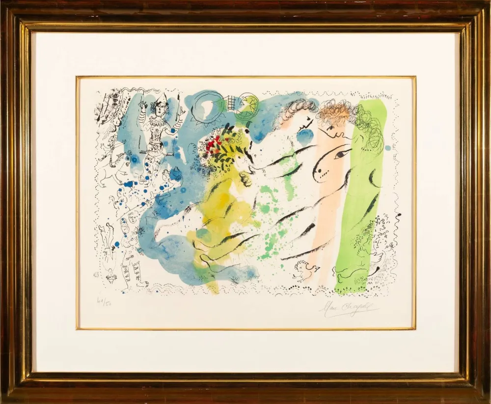 リトグラフ Chagall - Lumiere du cirque (The Light of the Circus)