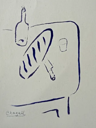 挿絵入り本 Chagall - Marc Chagall -  Le Dur désir de durer - ÉLUARD PaulEdité par Bordas, Paris, 1950