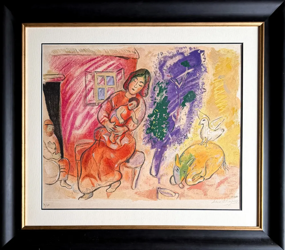 リトグラフ Chagall - Maternité