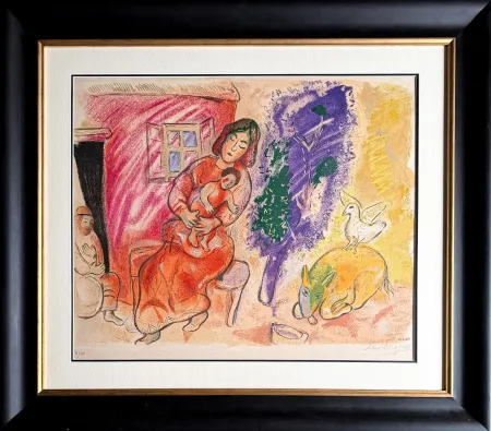 リトグラフ Chagall - Maternité