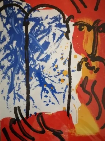 リトグラフ Chagall - Moise