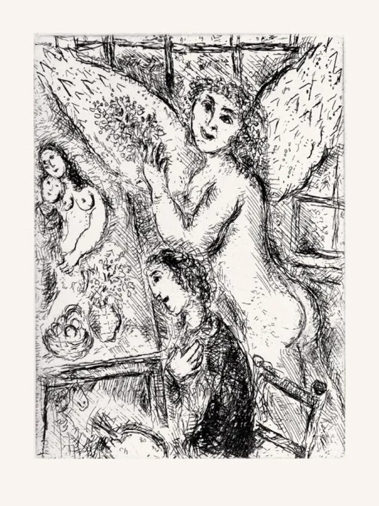 挿絵入り本 Chagall - Monotypes 1961-1965