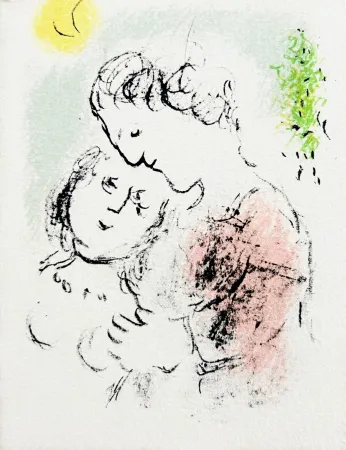 リトグラフ Chagall - New Year's Card