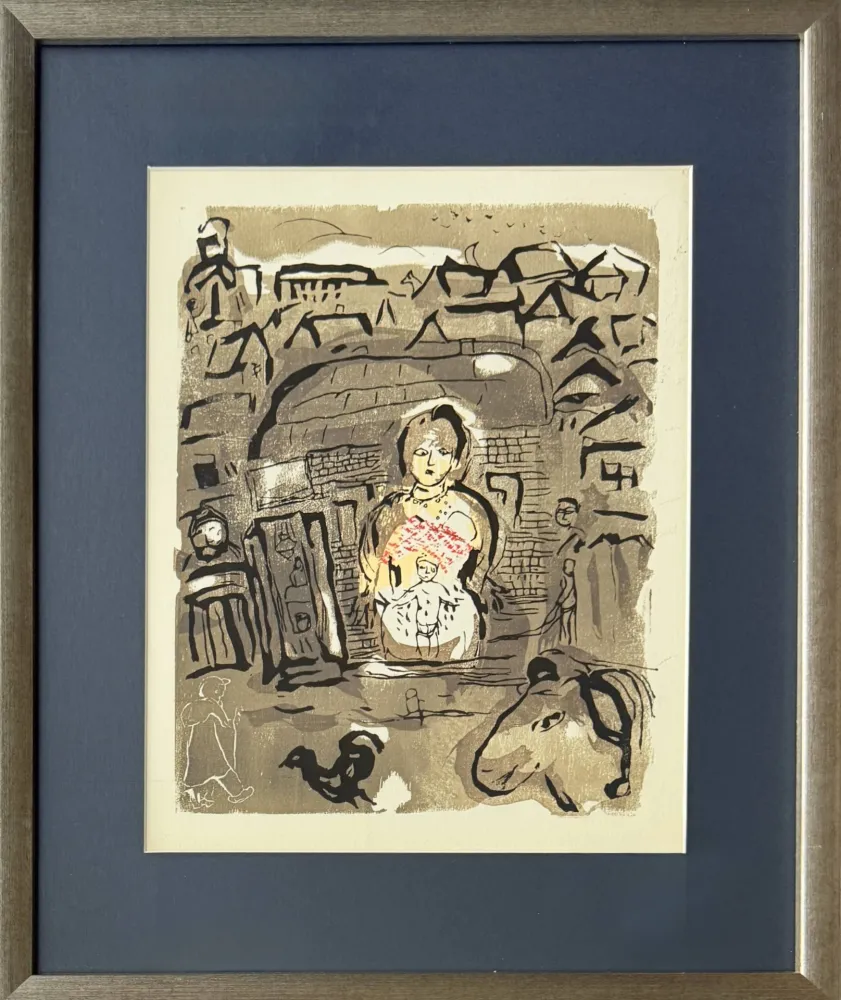 木版 Chagall - Poèmes, Planche VIII