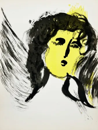 リトグラフ Chagall - The Angel