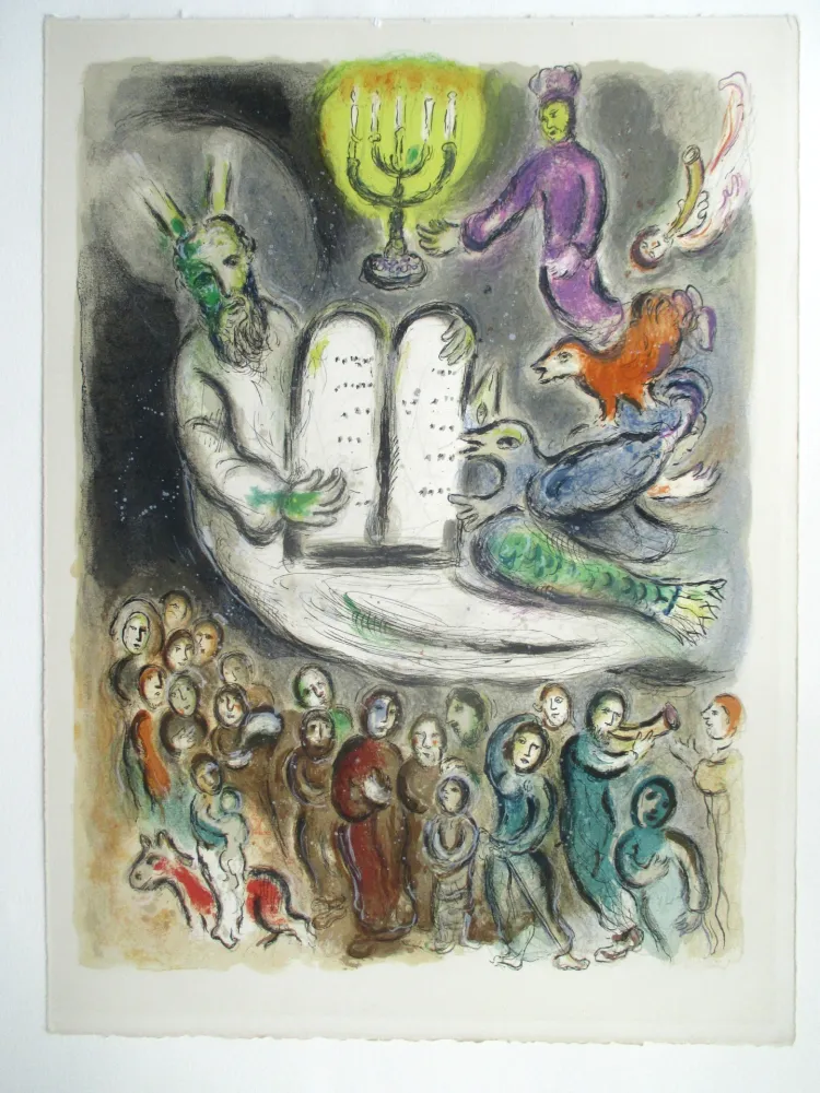 リトグラフ Chagall - The Story of Exodus