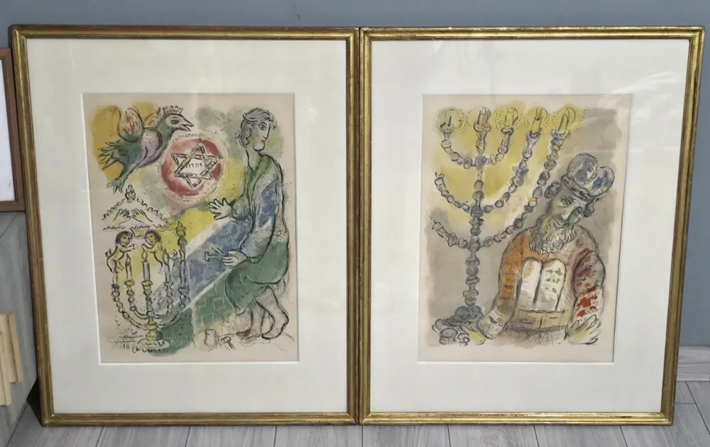 リトグラフ Chagall - The Story of Exodus 1966
