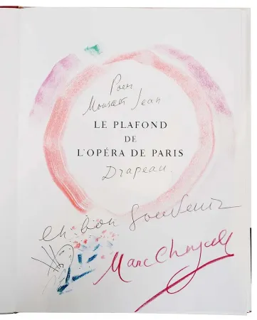 多数の Chagall - Unique Drawing of the Paris Opera Ceiling