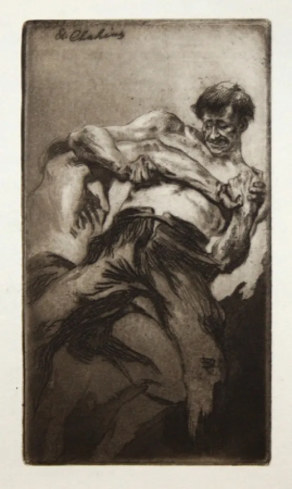 エッチングと　アクチアント Chahine - Croc en jambe