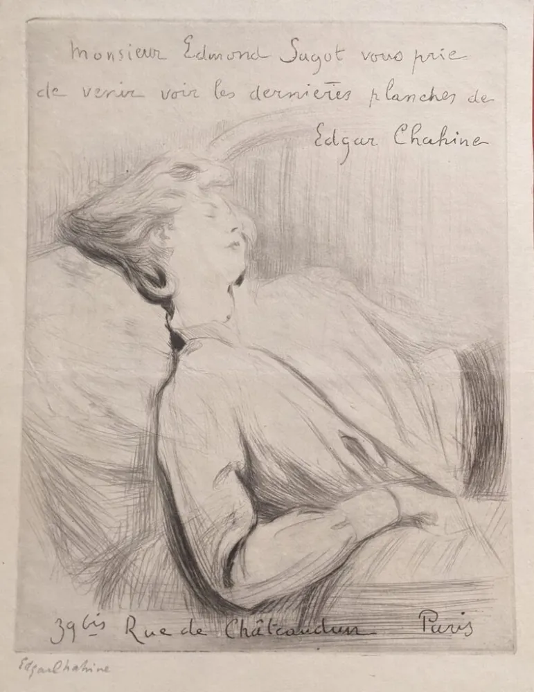 彫版 Chahine - Invitation