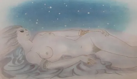 リトグラフ Chapelain-Midy - Suite of eight color lithographs for the Cantique des cantiques