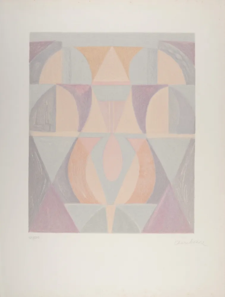 リトグラフ Charchoune - Composition, 1971 - Hand-signed