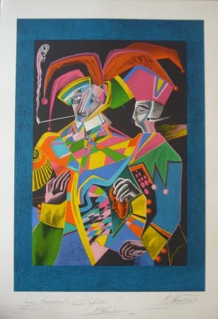 リトグラフ Chemiakin - Carnaval