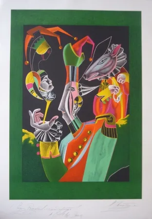 リトグラフ Chemiakin - Carnaval