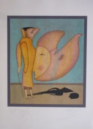 リトグラフ Chemiakin - Carnaval