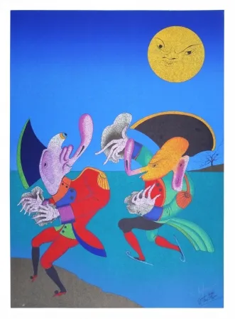 リトグラフ Chemiakin - Carnaval de St Petersbourg