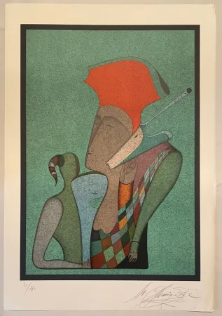 リトグラフ Chemiakin - Grand carnaval de Saint Pétersbourg