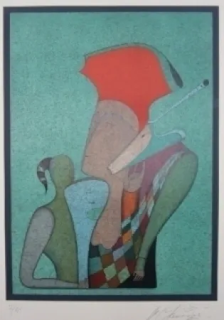 リトグラフ Chemiakin - Grand carnaval de Saint Petersbourg 2