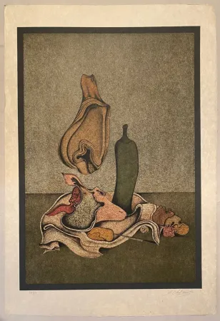 リトグラフ Chemiakin - Nature morte