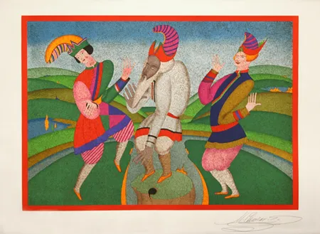 リトグラフ Chemiakin - RITES OF SPRING