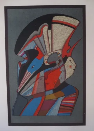 リトグラフ Chemiakin - Sans titre