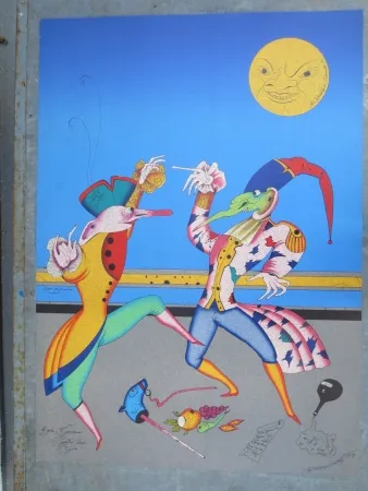 リトグラフ Chemiakin - Sans titre