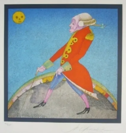 リトグラフ Chemiakin - Suite Carnaval de Saint Petersbourg 1