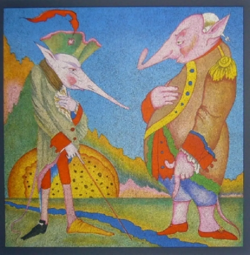 リトグラフ Chemiakin - Suite Carnaval de Saint Petersbourg 10