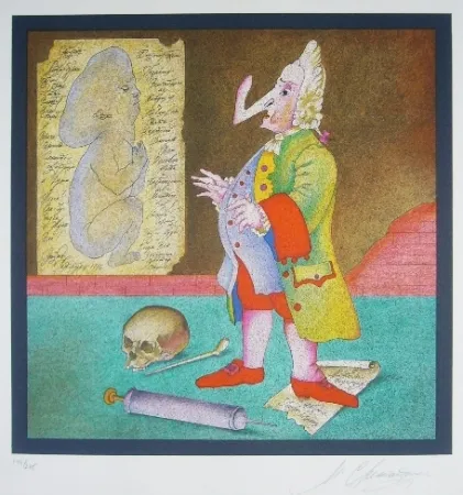 リトグラフ Chemiakin - Suite Carnaval de Saint Petersbourg 2