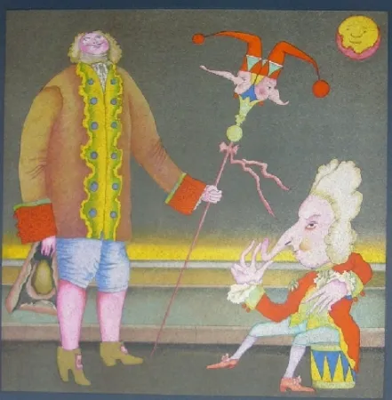 リトグラフ Chemiakin - Suite Carnaval de Saint Petersbourg 8