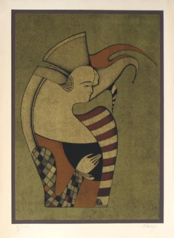 リトグラフ Chemiakin - Untitled