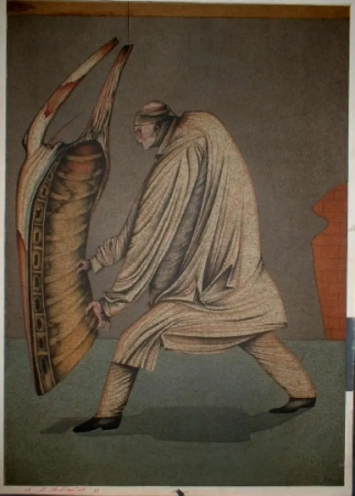 リトグラフ Chemiakin - Ventre de Paris 10