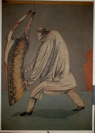 リトグラフ Chemiakin - Ventre de Paris 10