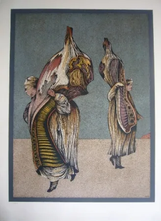 リトグラフ Chemiakin - Ventre de Paris 15