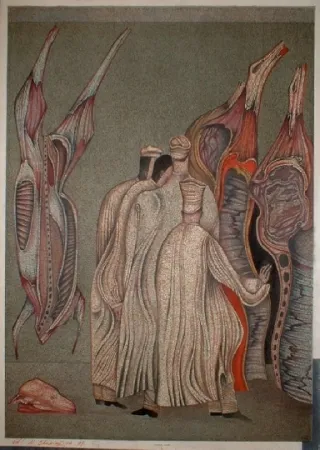 リトグラフ Chemiakin - Ventre de Paris 2