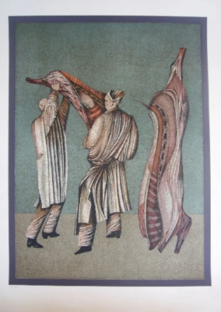 リトグラフ Chemiakin - Ventre de Paris 3