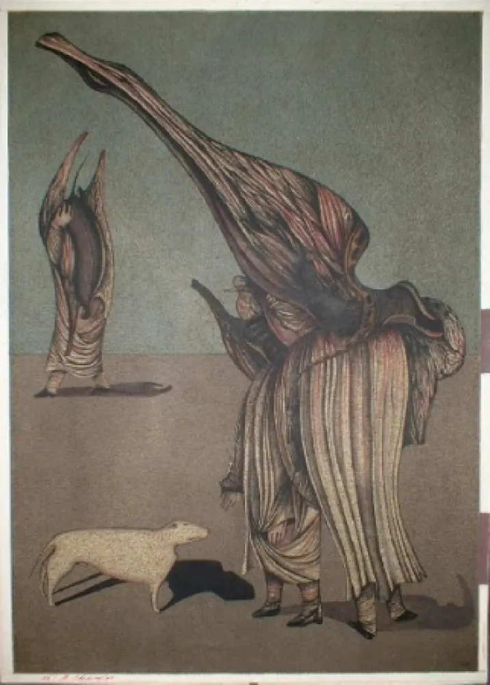 リトグラフ Chemiakin - Ventre de Paris 6